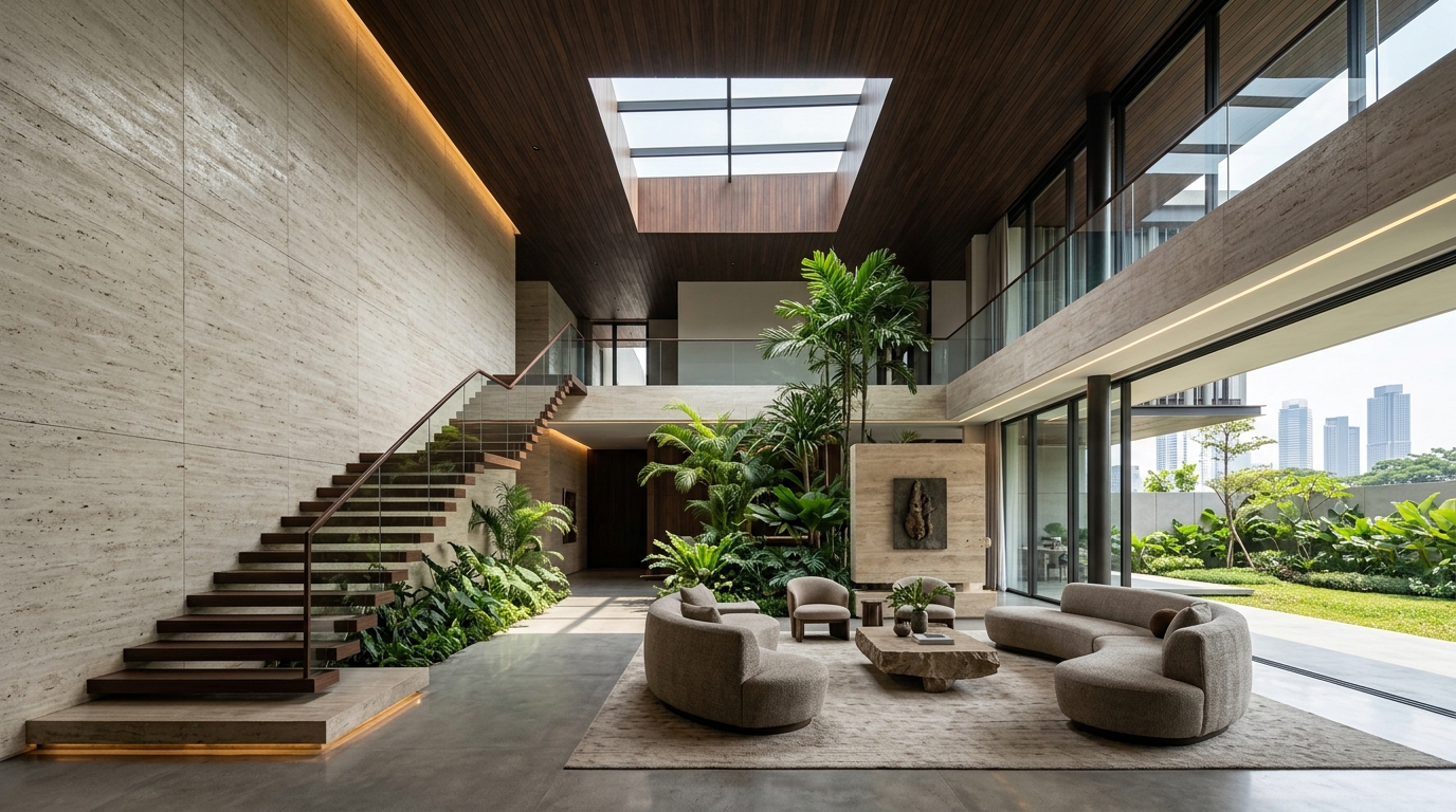 Open Plan vs Ruang Bersekat untuk Rumah Tropis