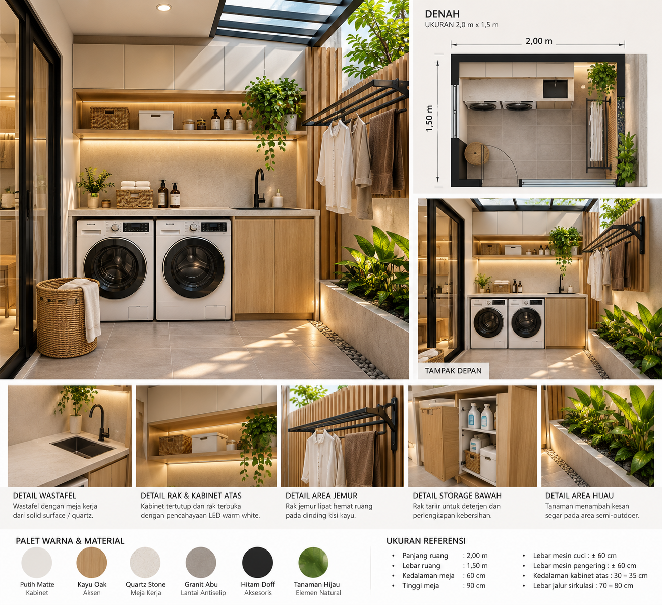 Ruang Servis Bukan Ruang Sisa: Pentingnya Laundry dan Gudang dalam Desain Rumah